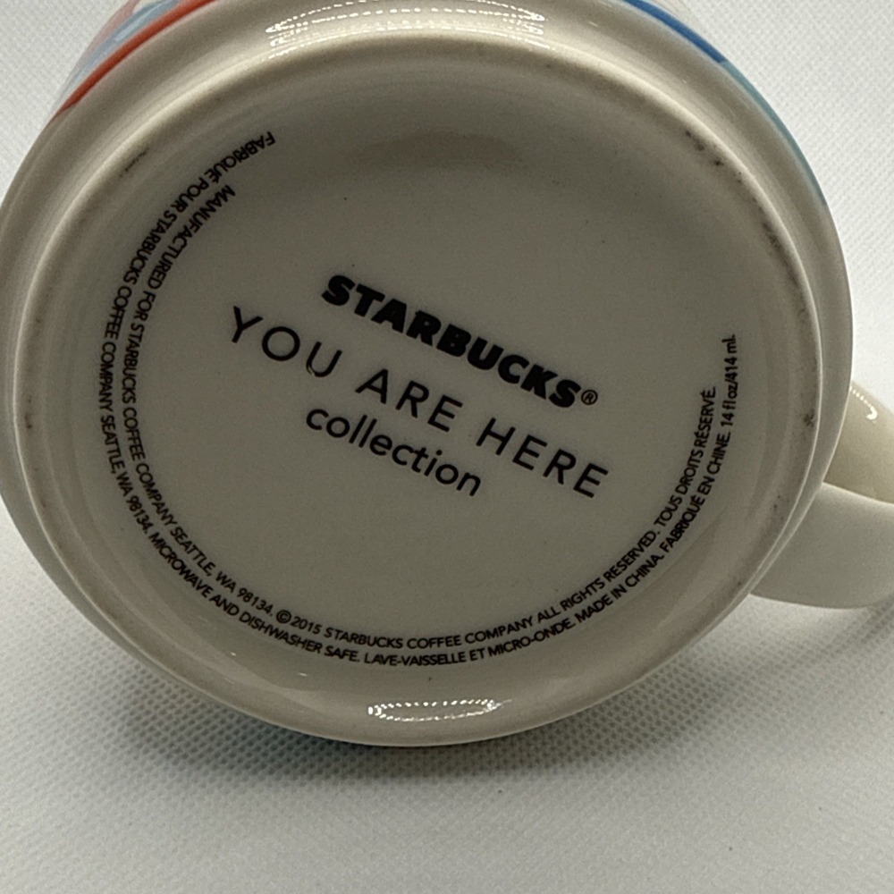 Starbucks You Are Here Atlanta GA Coffee Tea Mug 14 FL OZ 2015 3.5" - Picture 6 of 9